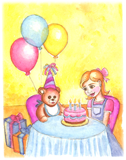 Birthday (watercolor)